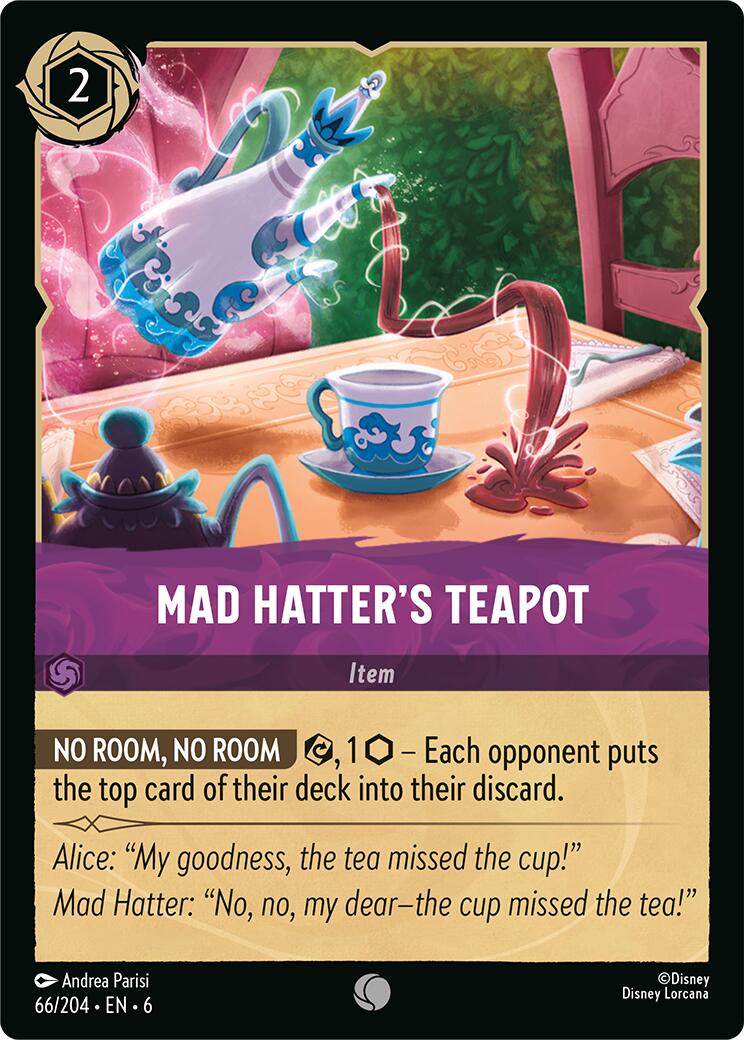 Mad Hatter's Teapot (66/204) [Azurite Sea] | Fandemonia Ltd