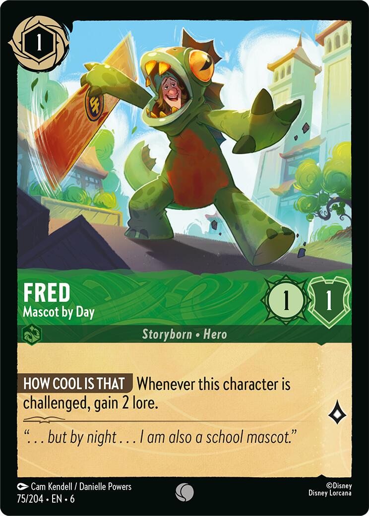 Fred - Mascot by Day (75/204) [Azurite Sea] | Fandemonia Ltd
