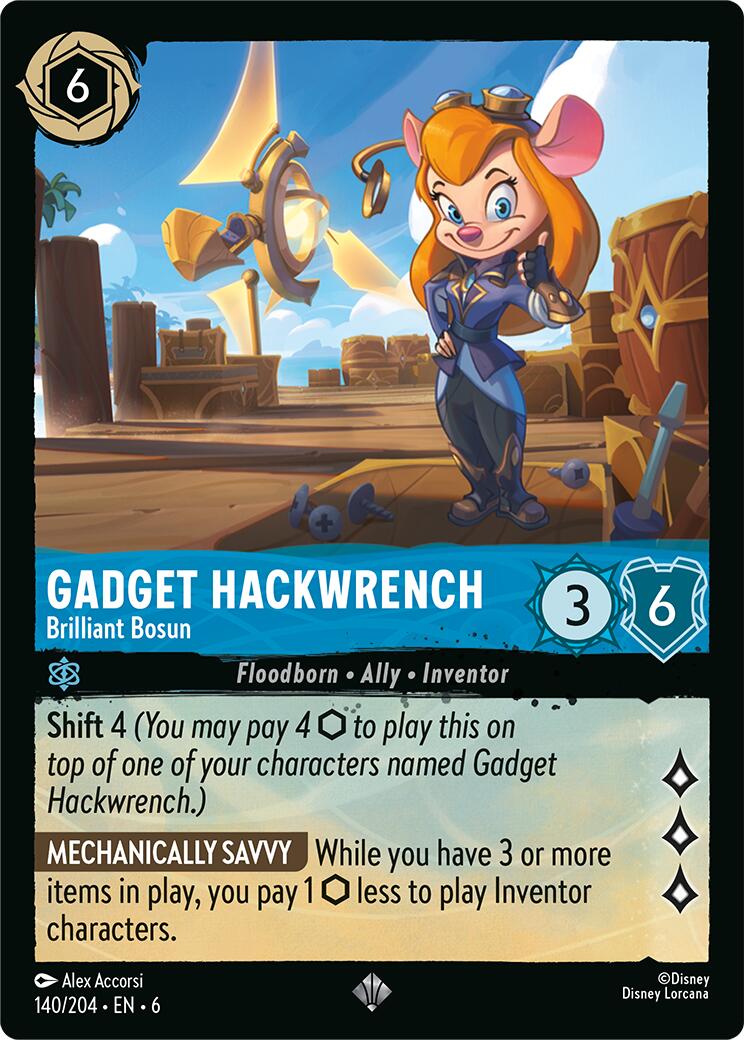 Gadget Hackwrench - Brilliant Bosun (140/204) [Azurite Sea] | Fandemonia Ltd