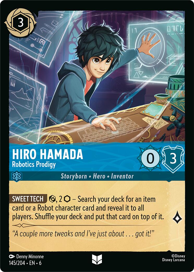 Hiro Hamada - Robotics Prodigy (145/204) [Azurite Sea] | Fandemonia Ltd