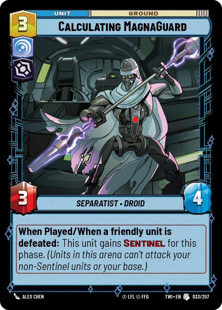 Calculating MagnaGuard (033/257) (033/257) [Twilight of the Republic] | Fandemonia Ltd
