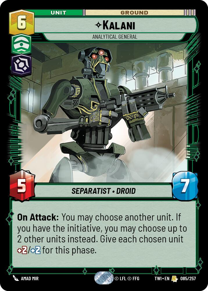 Kalani - Analytical General (085/257) (085/257) [Twilight of the Republic] | Fandemonia Ltd