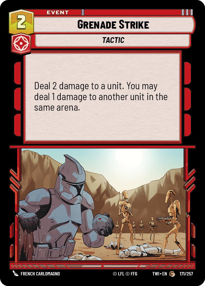 Grenade Strike (171/257) (171/257) [Twilight of the Republic] | Fandemonia Ltd