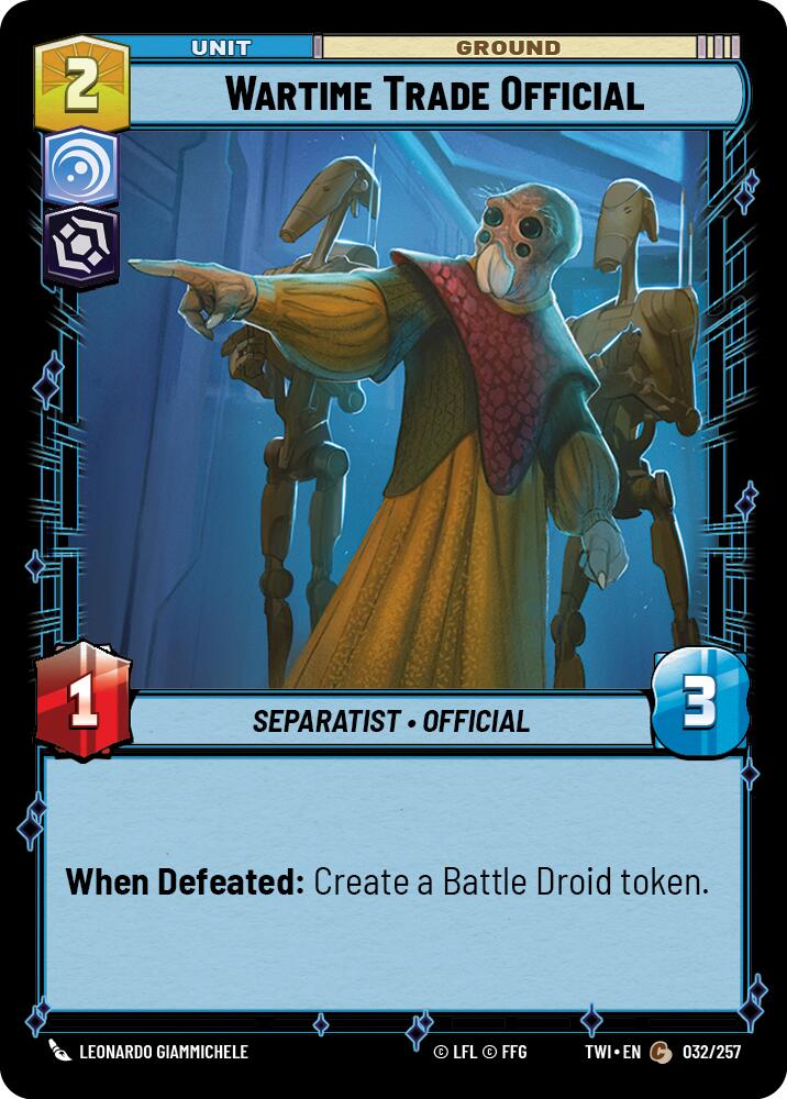 Wartime Trade Official (032/257) (032/257) [Twilight of the Republic] | Fandemonia Ltd