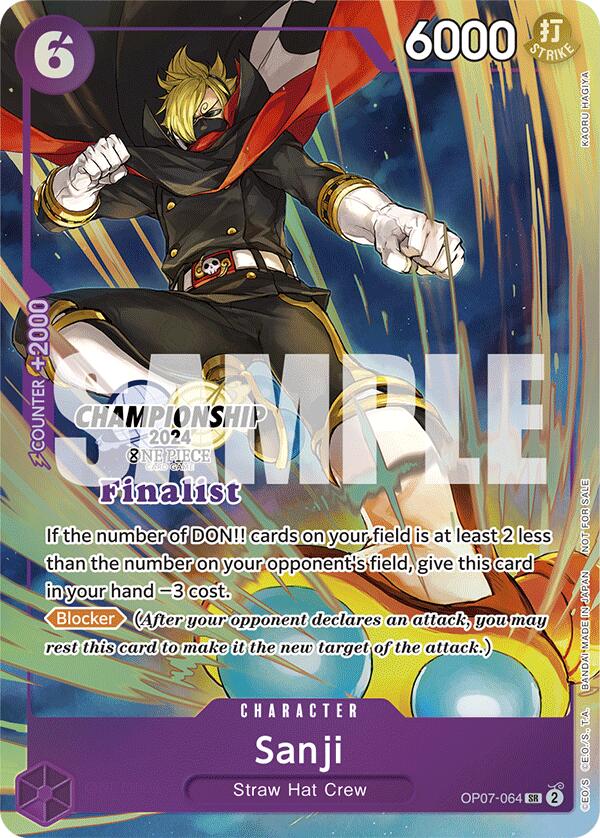 Sanji (Championship 2024 Finalist Card Set) [One Piece Promotion Cards] | Fandemonia Ltd