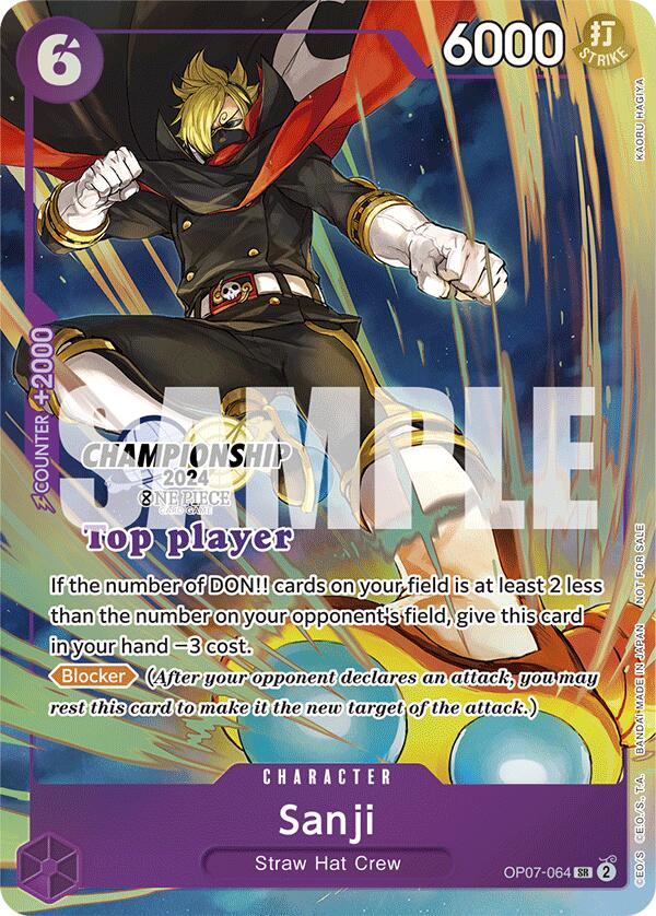 Sanji (Championship 2024 Top Player Pack) [One Piece Promotion Cards] | Fandemonia Ltd