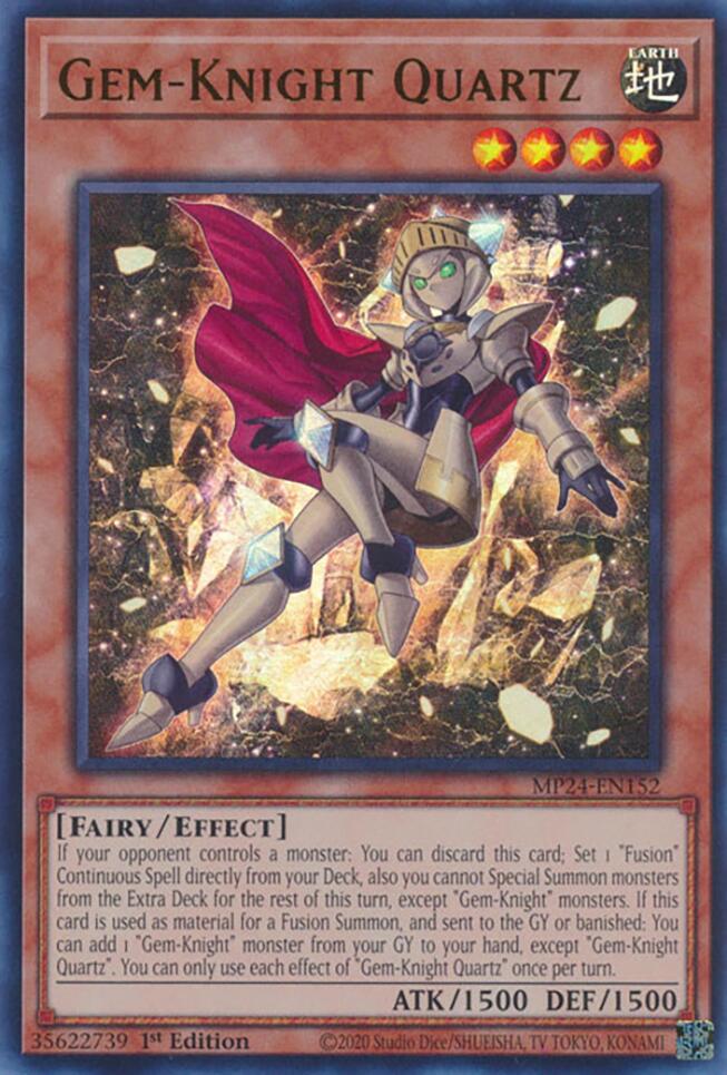 Gem-Knight Quartz [MP24-EN152] Ultra Rare | Fandemonia Ltd