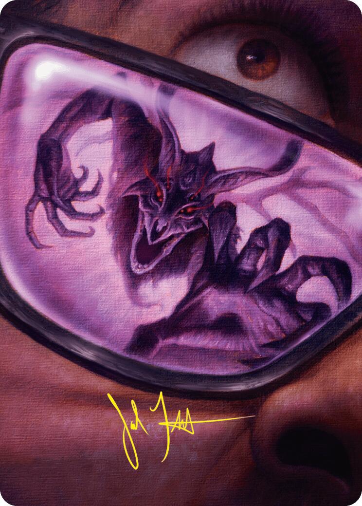 Doomsday Excruciator Art Card (Gold-Stamped Signature) [Duskmourn: House of Horror Art Series] | Fandemonia Ltd