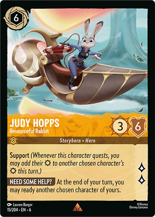 Judy Hopps - Resourceful Rabbit (15/204) [Azurite Sea] | Fandemonia Ltd