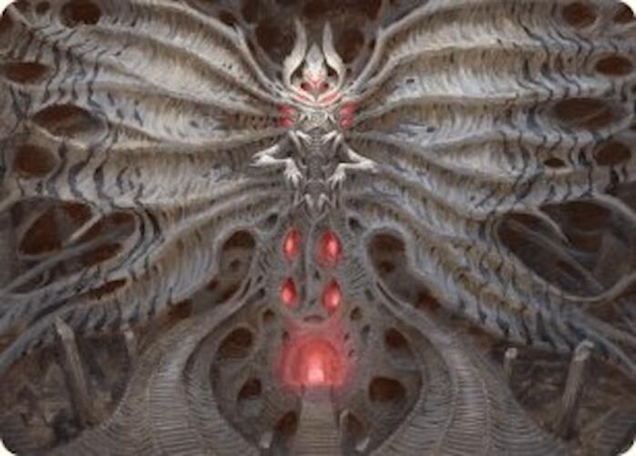 Valgavoth, Terror Eater Art Card [Duskmourn: House of Horror Art Series] | Fandemonia Ltd