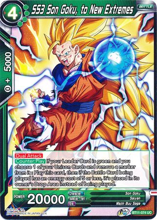 SS3 Son Goku, to New Extremes (BT11-074) [Vermilion Bloodline] | Fandemonia Ltd
