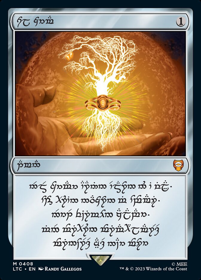 Sol Ring (408) (Elven) [The Lord of the Rings: Tales of Middle-Earth Commander] | Fandemonia Ltd