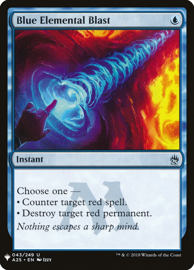 Blue Elemental Blast [Mystery Booster] | Fandemonia Ltd