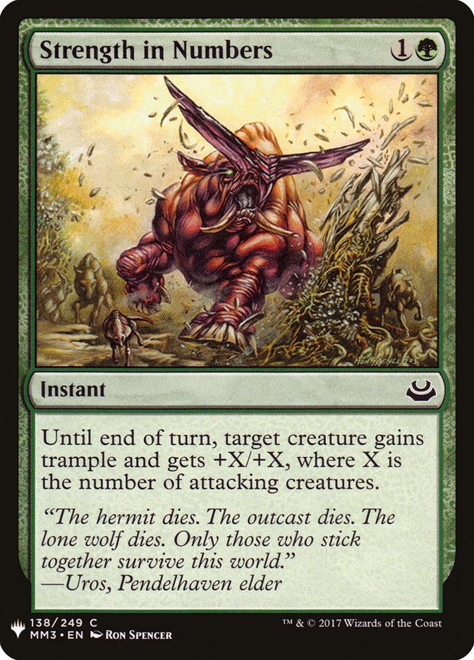 Strength in Numbers [Mystery Booster] | Fandemonia Ltd