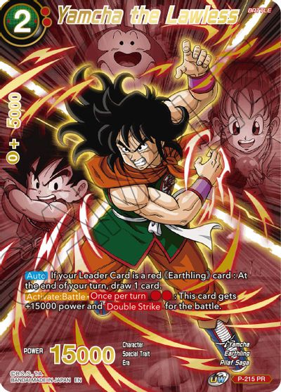 Yamcha the Lawless (Alternate Art) (P-215) [Special Anniversary Set 2021] | Fandemonia Ltd