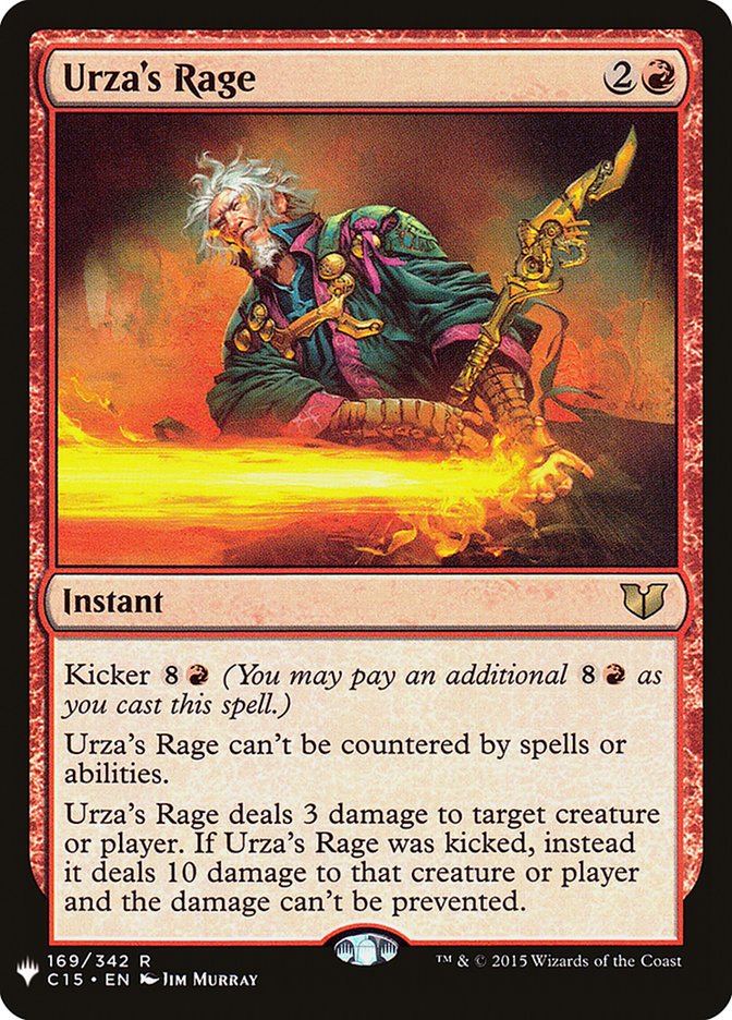 Urza's Rage [The List] | Fandemonia Ltd