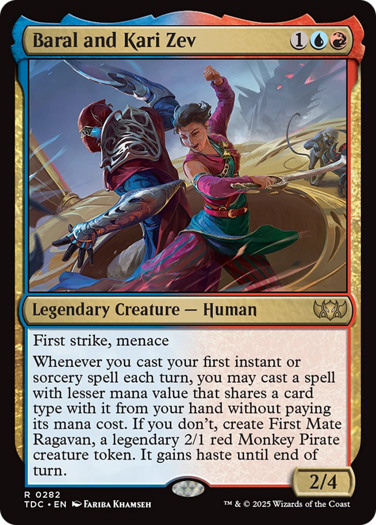 Baral and Kari Zev [Tarkir: Dragonstorm Commander] | Fandemonia Ltd