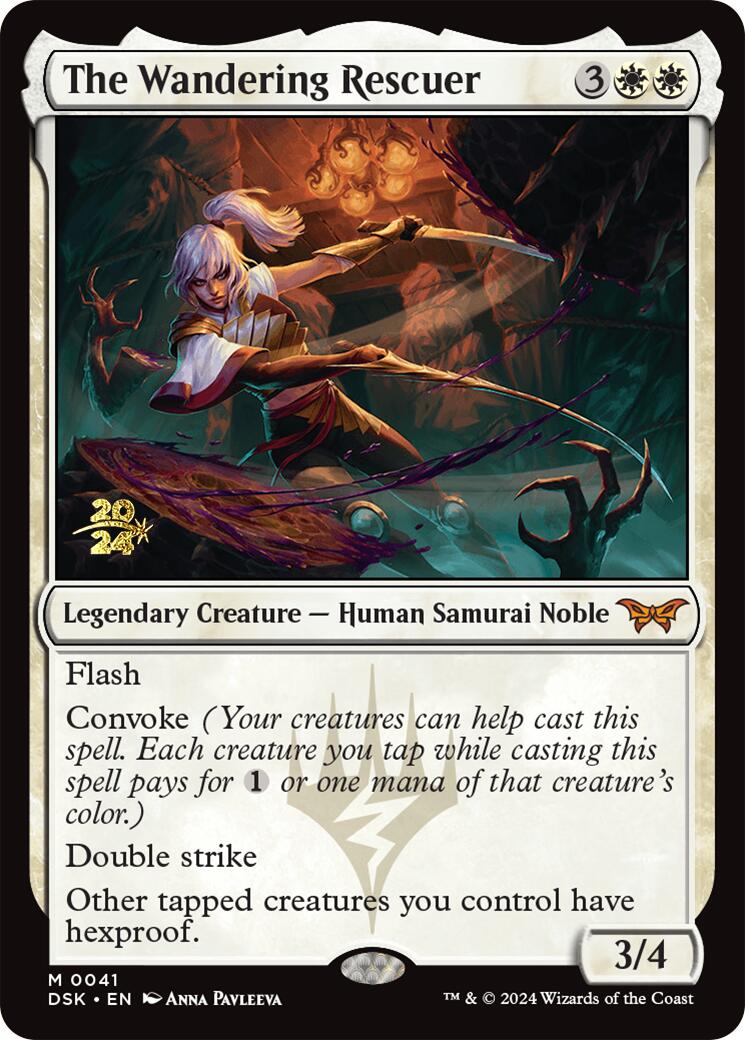 The Wandering Rescuer [Duskmourn: House of Horror Prerelease Promos] | Fandemonia Ltd