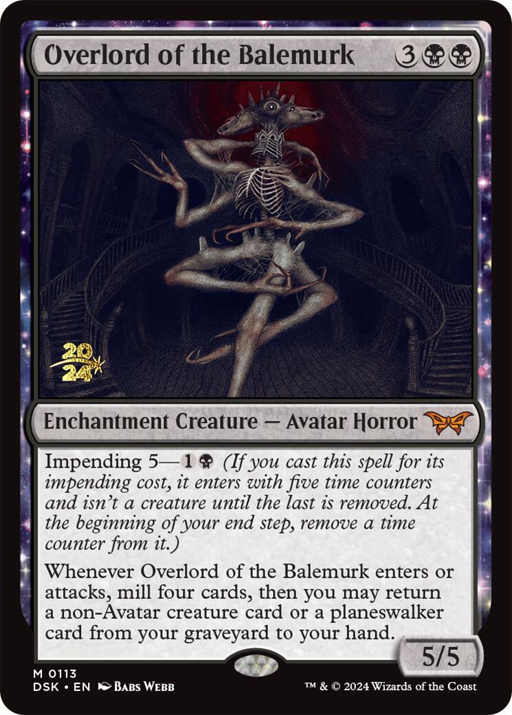 Overlord of the Balemurk [Duskmourn: House of Horror Prerelease Promos] | Fandemonia Ltd