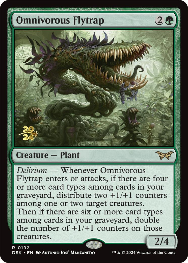 Omnivorous Flytrap [Duskmourn: House of Horror Prerelease Promos] | Fandemonia Ltd