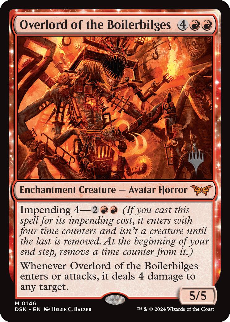 Overlord of the Boilerbilges (Promo Pack) [Duskmourn: House of Horror Promos] | Fandemonia Ltd