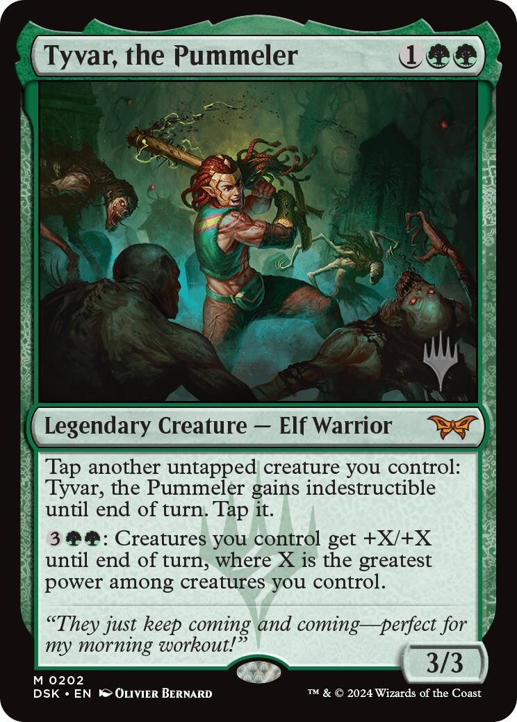 Tyvar, the Pummeler (Promo Pack) [Duskmourn: House of Horror Promos] | Fandemonia Ltd