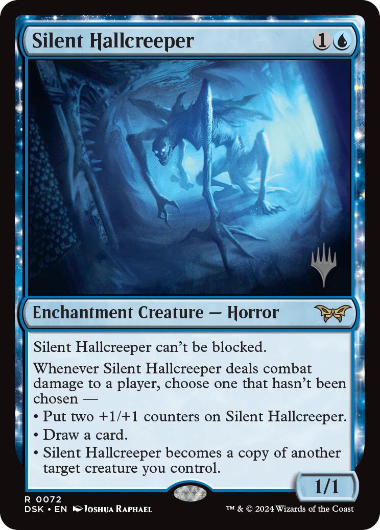 Silent Hallcreeper (Promo Pack) [Duskmourn: House of Horror Promos] | Fandemonia Ltd