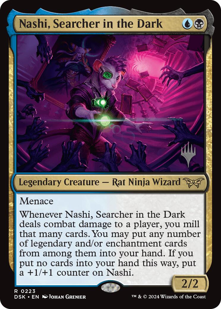 Nashi, Searcher in the Dark (Promo Pack) [Duskmourn: House of Horror Promos] | Fandemonia Ltd