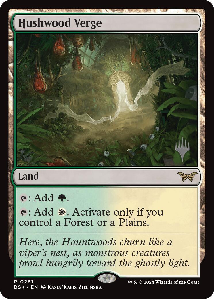 Hushwood Verge (Promo Pack) [Duskmourn: House of Horror Promos] | Fandemonia Ltd