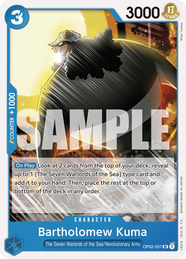 Bartholomew Kuma [Starter Deck: Blue Donquixote Doflamingo] | Fandemonia Ltd