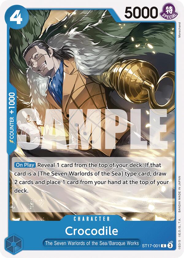 Crocodile [Starter Deck: Blue Donquixote Doflamingo] | Fandemonia Ltd