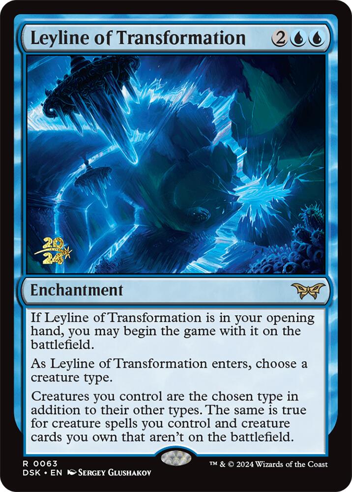 Leyline of Transformation [Duskmourn: House of Horror Prerelease Promos] | Fandemonia Ltd