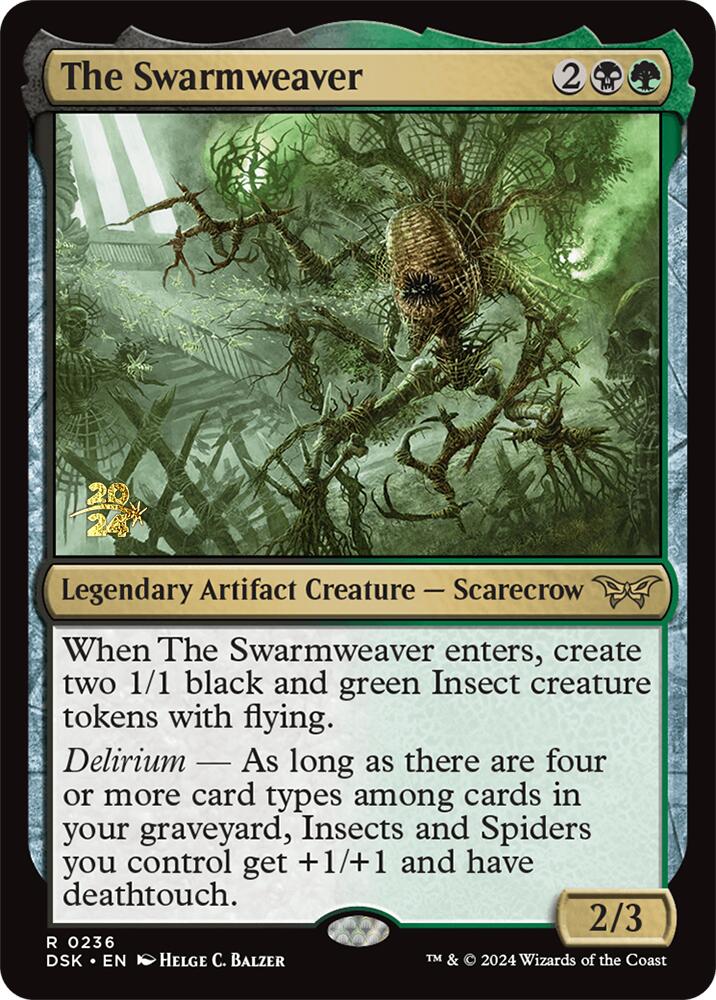 The Swarmweaver (0236) [Duskmourn: House of Horror Prerelease Promos] | Fandemonia Ltd