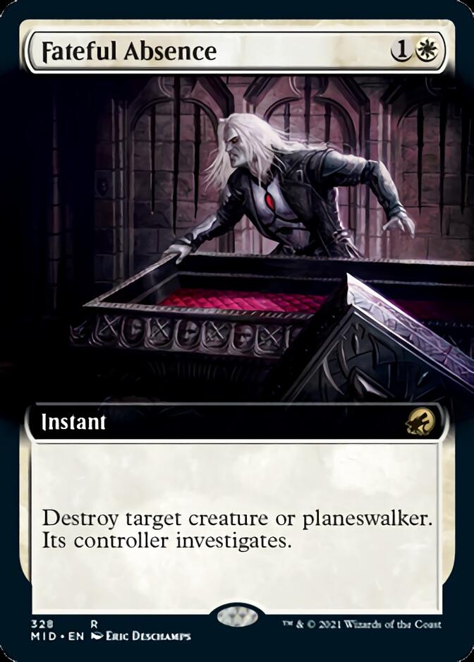 Fateful Absence (Extended Art) [Innistrad: Midnight Hunt] | Fandemonia Ltd