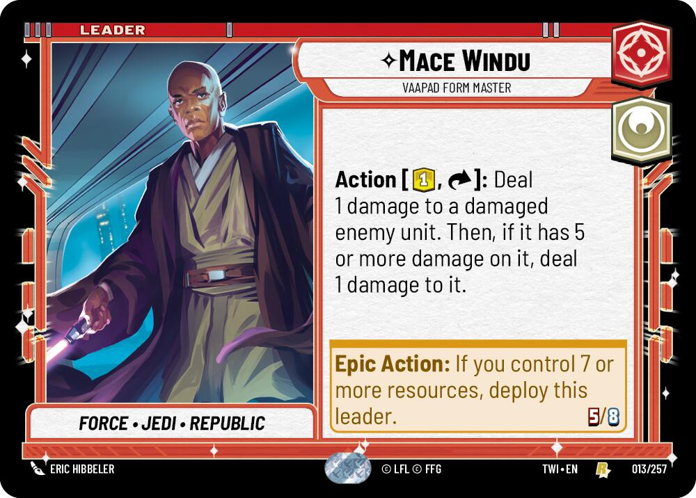 Mace Windu - Vaapad Form Master (013/257) (013/257) [Twilight of the Republic] | Fandemonia Ltd