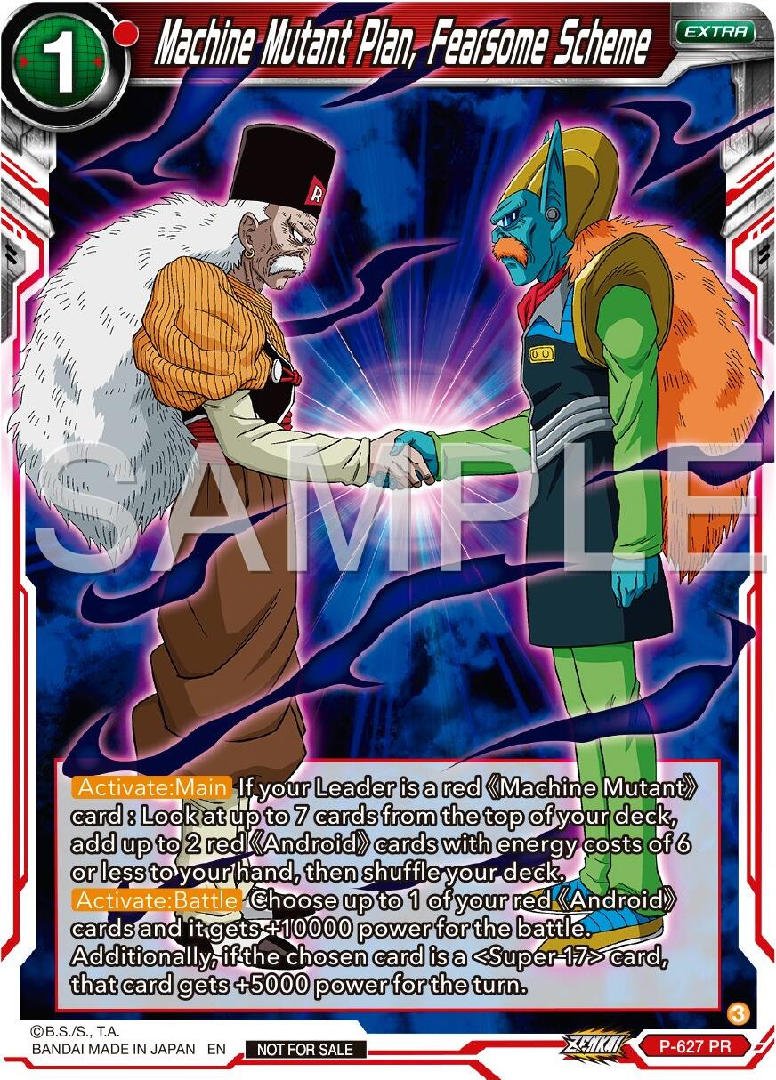 Machine Mutant Plan, Fearsome Scheme (Zenkai Series Tournament Pack Vol.9) (P-627) [Promotion Cards] | Fandemonia Ltd
