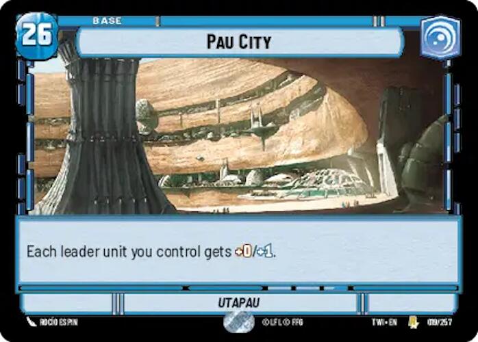 Pau City (019/257) (019/257) [Twilight of the Republic] | Fandemonia Ltd