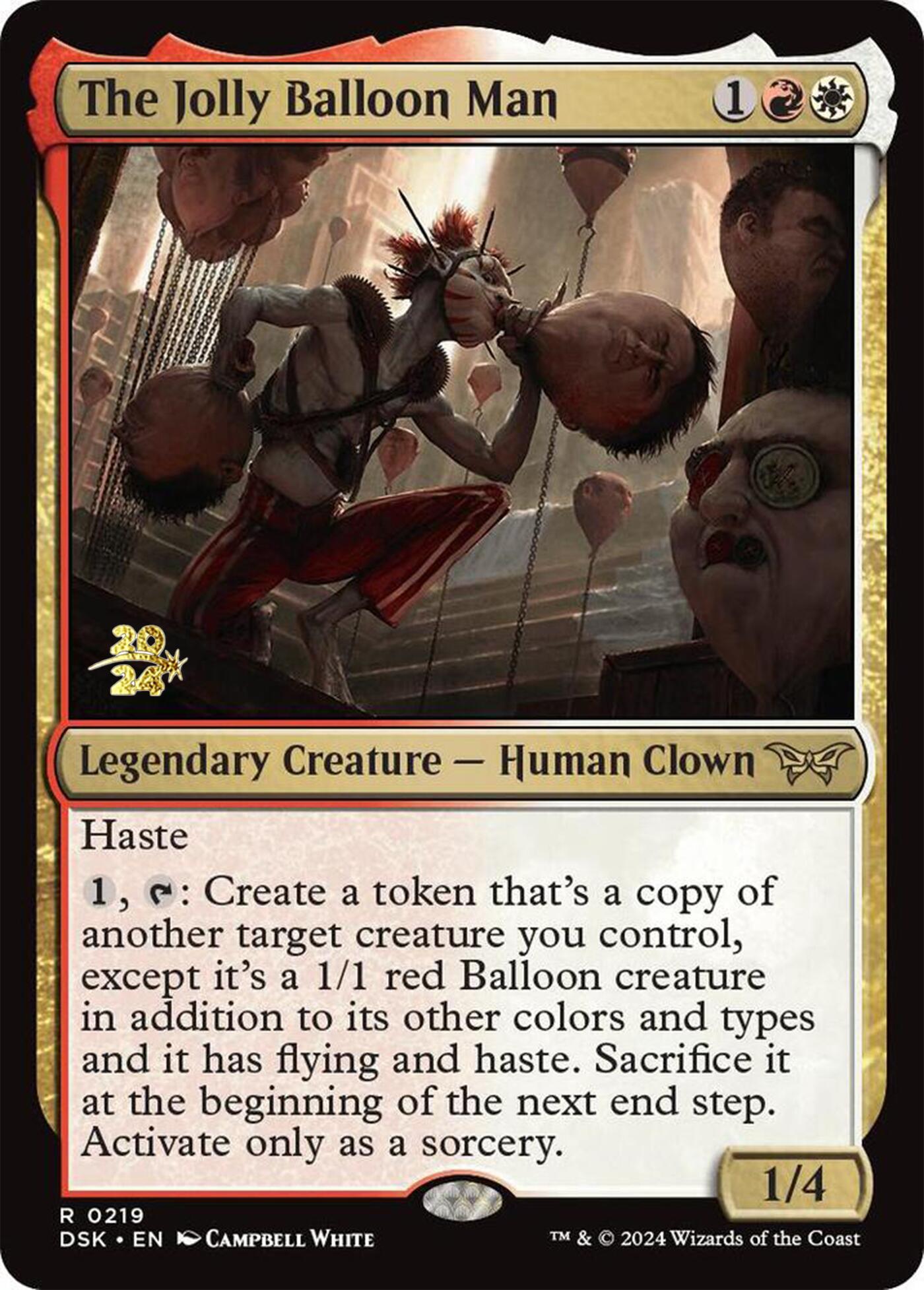 The Jolly Balloon Man [Duskmourn: House of Horror Prerelease Promos] | Fandemonia Ltd
