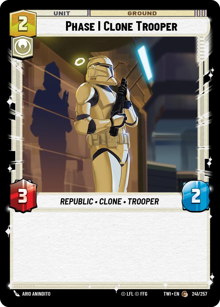 Phase I Clone Trooper (241/257) (241/257) [Twilight of the Republic] | Fandemonia Ltd