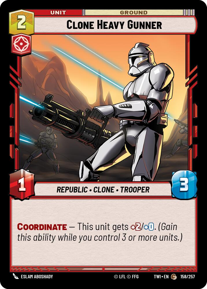Clone Heavy Gunner (158/257) (158/257) [Twilight of the Republic] | Fandemonia Ltd