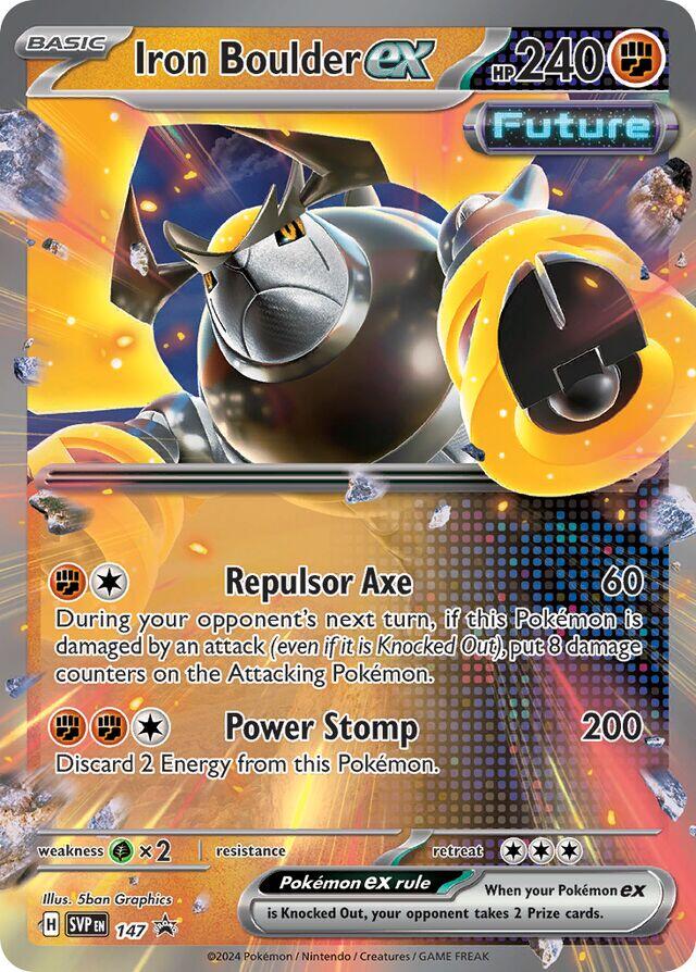 Iron Boulder ex (147) [Scarlet & Violet: Black Star Promos] | Fandemonia Ltd