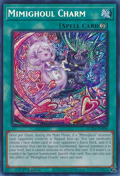 Mimighoul Charm [ROTA-EN096] Secret Rare | Fandemonia Ltd