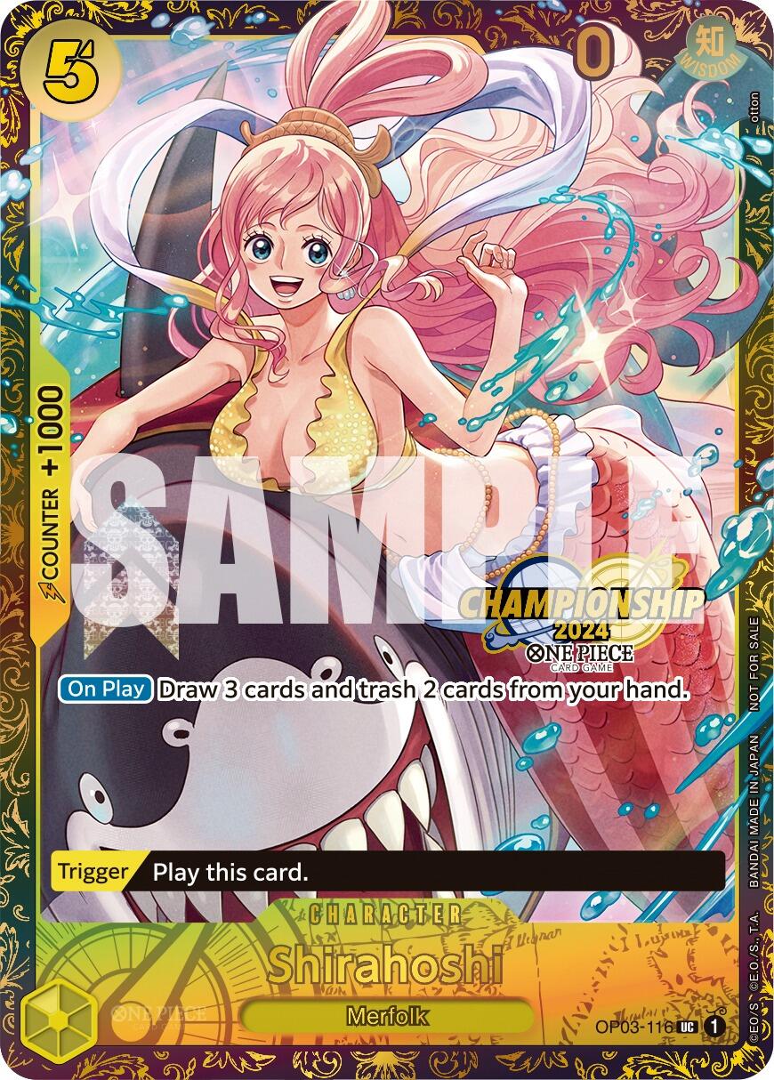 Shirahoshi (October Championship 2024 Online Regional) [One Piece Promotion Cards] | Fandemonia Ltd