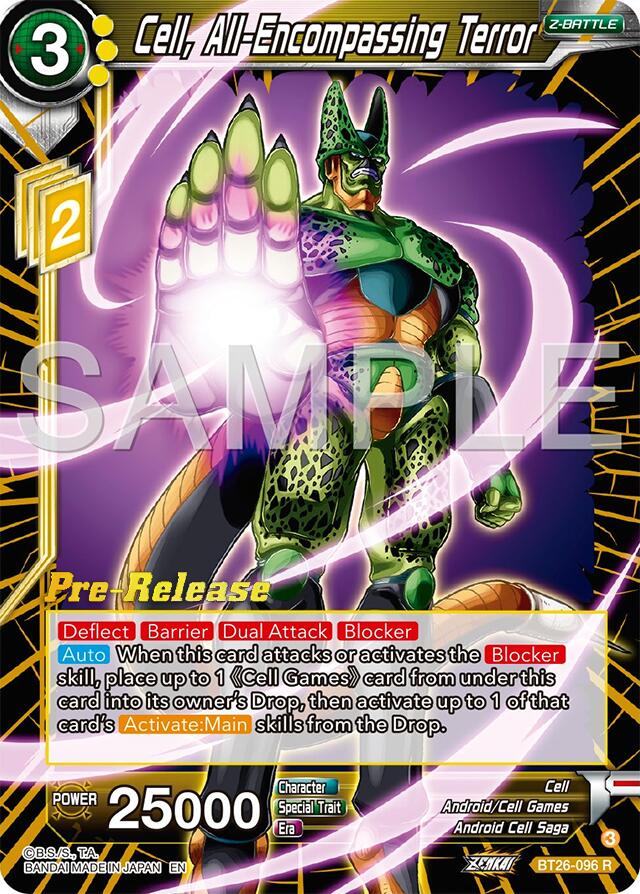 Cell, All-Encompassing Terror (BT26-096) [Ultimate Advent Prerelease Promos] | Fandemonia Ltd