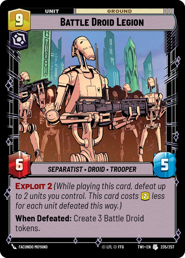 Battle Droid Legion (235/257) (235/257) [Twilight of the Republic] | Fandemonia Ltd