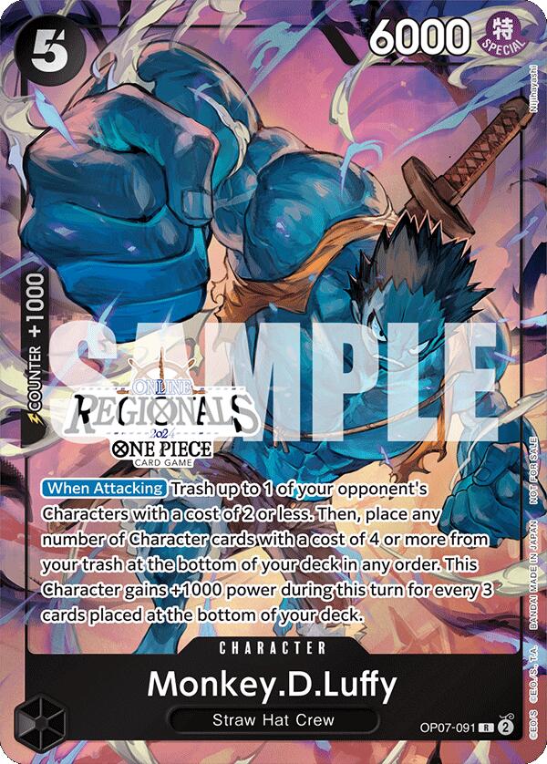 Monkey.D.Luffy (Online Regional 2024 Vol. 3) [One Piece Promotion Cards] | Fandemonia Ltd
