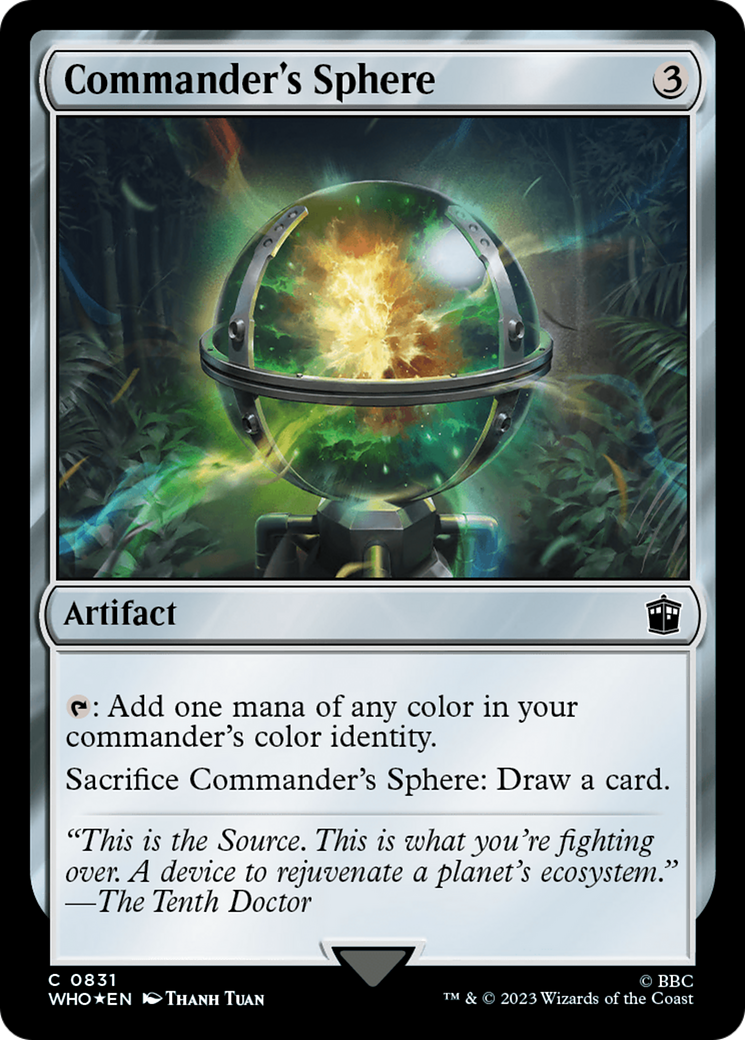 Commander's Sphere (Surge Foil) [Doctor Who] | Fandemonia Ltd