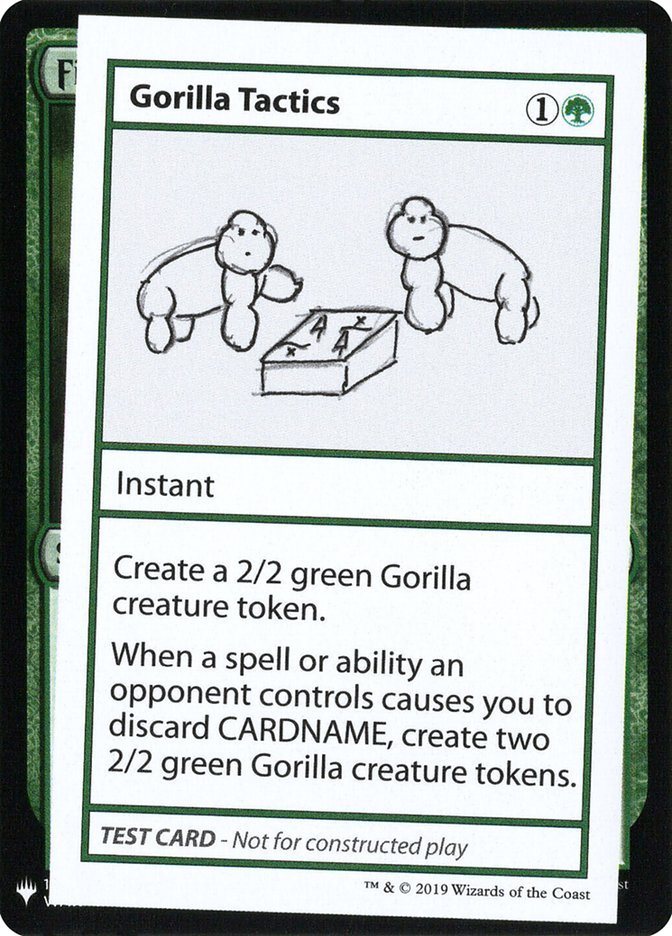 Gorilla Tactics [Mystery Booster Playtest Cards] | Fandemonia Ltd