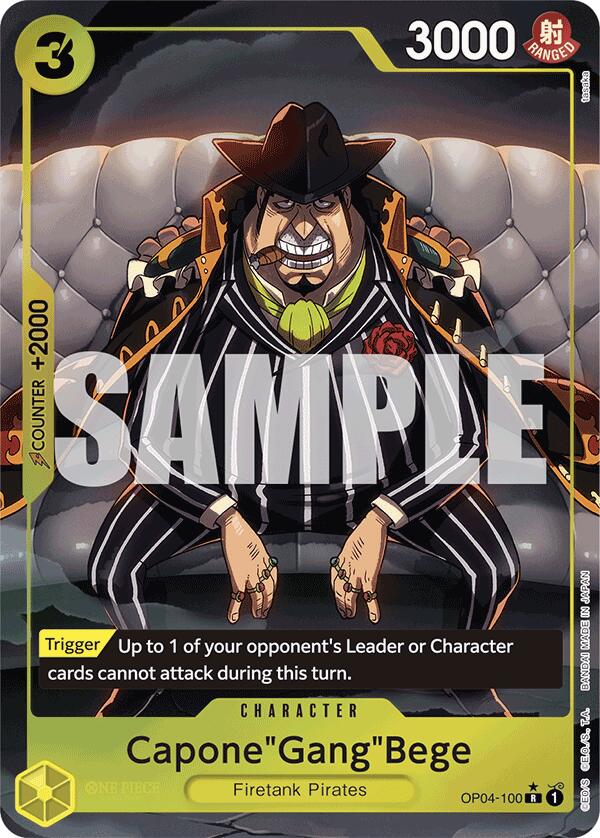 Capone"Gang"Bege (OP04-100) (Alternate Art) [Premium Booster -The Best-] | Fandemonia Ltd
