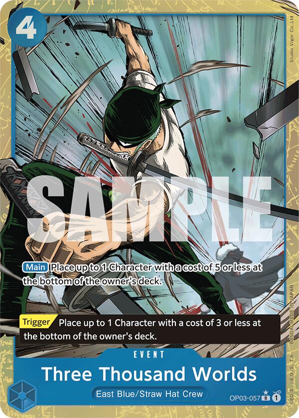 Three Thousand Worlds (Alternate Art) [Premium Booster -The Best-] | Fandemonia Ltd